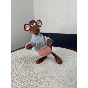 Kenner Capitol Critters 1992 Jammet Rat Squash Em Foam Plastic Rat 5.5”